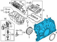 OEM 2021 BMW 228i xDrive Gran Coupe TIMING CASE COVER Diagram - 11-14-8-687-456