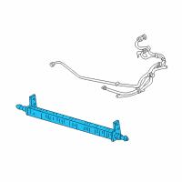 OEM 1999 Mercury Sable Power Steering Cooler Diagram - F6DZ-3D746-C