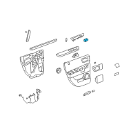 OEM Hummer H2 Window Switch Diagram - 20837858