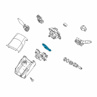 OEM Ford Steering Sensor Assembly Diagram - 9T1Z-3F818-A