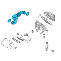 OEM 2016 Hyundai Santa Fe Sport Hose Assembly-Air Intake Diagram - 28130-4Z400