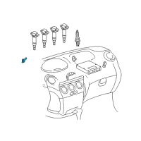 OEM 2015 Toyota Yaris Crankshaft Sensor Diagram - 90919-05087