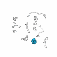 OEM 2010 Cadillac SRX Air Injection Reactor Pump Diagram - 55560133