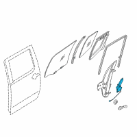 OEM 2016 Nissan Frontier Motor Assy-Regulator, RH Diagram - 82730-EB000