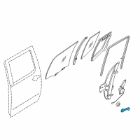 OEM Nissan Frontier Handle Assy-Door Window Regulator Diagram - 82760-EA002