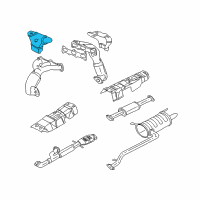 OEM 2003 Hyundai Tiburon Protector-Heat, RH Diagram - 28525-37162