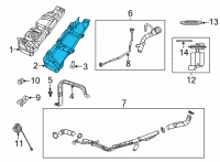 OEM 2021 Jeep Wrangler Fuel Tank Diagram - 68413401AB