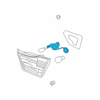 OEM Kia Optima Bulb Holder & Wiring Assembly Diagram - 924522G600