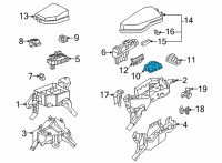 OEM 2021 Toyota RAV4 Prime Relay Box Diagram - 82660-42110