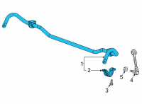 OEM Chevrolet Corvette Stabilizer Bar Diagram - 84808976