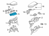 OEM 2022 Lexus NX350h BLOCK ASSY, FUSE Diagram - 82610-78040