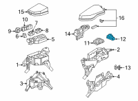 OEM 2022 Lexus NX350h BLOCK ASSY, FUSE Diagram - 82610-78030