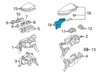 OEM Lexus NX350 BLOCK ASSY, FUSE Diagram - 82610-48040