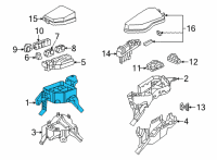 OEM Lexus NX250 BLOCK ASSY, ENGINE R Diagram - 82740-78050