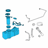 OEM Chevrolet Express Fuel Tank Diagram - 19300179