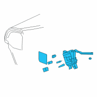 OEM 2006 Chevrolet Uplander Block Asm-Instrument Panel Wiring Harness Junction Diagram - 15209933