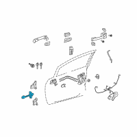 OEM 2009 Scion xD Door Check Diagram - 68620-52110