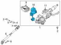 OEM 2021 Hyundai Ioniq Motor Assembly Diagram - 56330-G3000