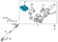 OEM 2021 Kia Niro EV Controller Assembly-MDPS Diagram - 56340Q4000