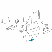 OEM 2009 Dodge Sprinter 3500 Handle-Inside Release Diagram - 1HE51XDVAA