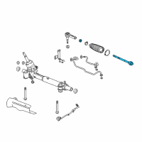 OEM Cadillac Inner Tie Rod Diagram - 13271996