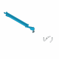 OEM Kia Cooler Assembly-Oil Diagram - 254601D100