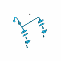 OEM Nissan Lamp Assembly-Licence Diagram - 26510-2W100