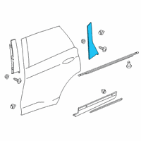 OEM 2017 Lincoln MKX Applique Diagram - FA1Z-58255A35-AF