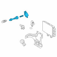 OEM Infiniti Ignition Coil Assembly Diagram - 22448-1LA0B