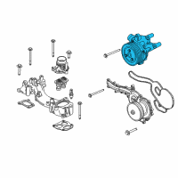 OEM 2012 Ford F-250 Super Duty Water Pump Assembly Diagram - BC3Z-8501-A