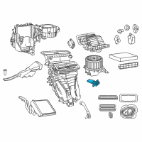 OEM 2017 Ram ProMaster City Resistor-Blower Motor Diagram - 68100532AA