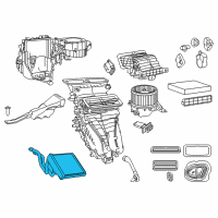 OEM 2016 Ram ProMaster City Core-Heater Diagram - 68241596AA