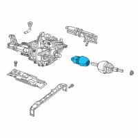 OEM Ram Boot Pkg-Half Shaft Diagram - 68090632AA