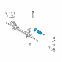 OEM 2022 Lexus NX250 BOOT SET,STEERING RA Diagram - 45535-09600