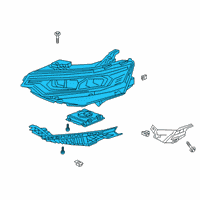 OEM Cadillac XT6 Composite Assembly Diagram - 84661091