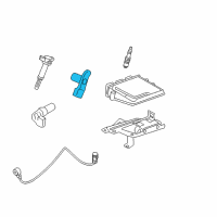 OEM Mercury Milan Camshaft Sensor Diagram - 3M4Z-6B288-AB