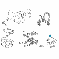 OEM 2015 Toyota Sienna Lumbar Switch Diagram - 84920-08010-B2