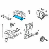 OEM 2012 Honda Crosstour Gasket Set, Head Cover Diagram - 12030-R44-A00