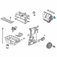 OEM 2021 Acura RDX Gasket, Throttle Body Diagram - 17107-R40-A01