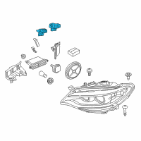 OEM 2015 BMW 228i Set, Led Modules, Right Diagram - 63-11-7-388-924
