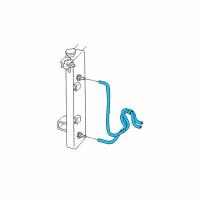 OEM Chrysler Hose-Transmission Oil Cooler Diagram - 4809313AC