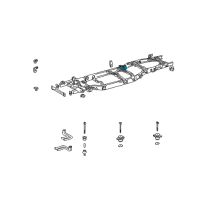 OEM Toyota Tundra Cab Mount Bracket Diagram - 51706-34050