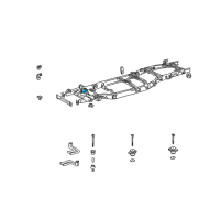 OEM 2004 Toyota Sequoia Engine Bracket Diagram - 51402-0C010