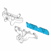 OEM 2020 Chevrolet Malibu Manifold Gasket Diagram - 12657167