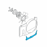 OEM 2003 Infiniti G35 SHROUD-Lower Diagram - 21477-AL500