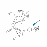 OEM Kia Opener Assembly-Fuel Filler Diagram - 957203K000