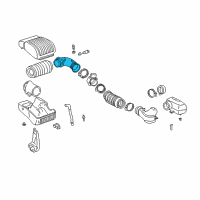 OEM 1997 GMC C2500 Duct Asm-A/Cooler Outlet Diagram - 15998575