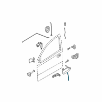 OEM Chevrolet Aveo5 Control Rod Diagram - 96541643