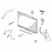 OEM Acura Tube, Reserve Tank Diagram - 19104-R9P-A00