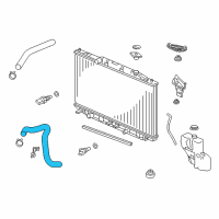 OEM 2016 Acura RLX Hose, Water (Lower) Diagram - 19502-R9P-A00